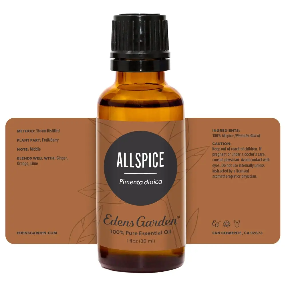 Edens Garden Allspice Essential Oil- 100% Pure 30 ml (1 fl oz) | Warm, Spicy & Versatile Aromatherapy Oil - view 9