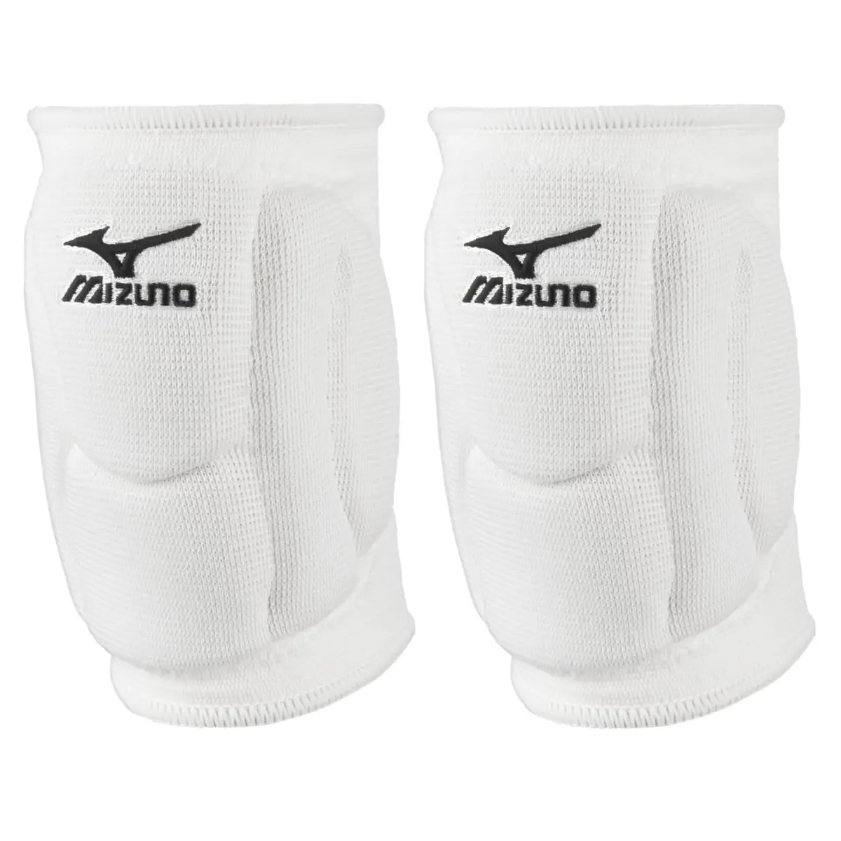 Mizuno Elite 9 SL2 Volleyball Kneepad White Large | Low Profile, Moisture-Wicking Fit - main product image