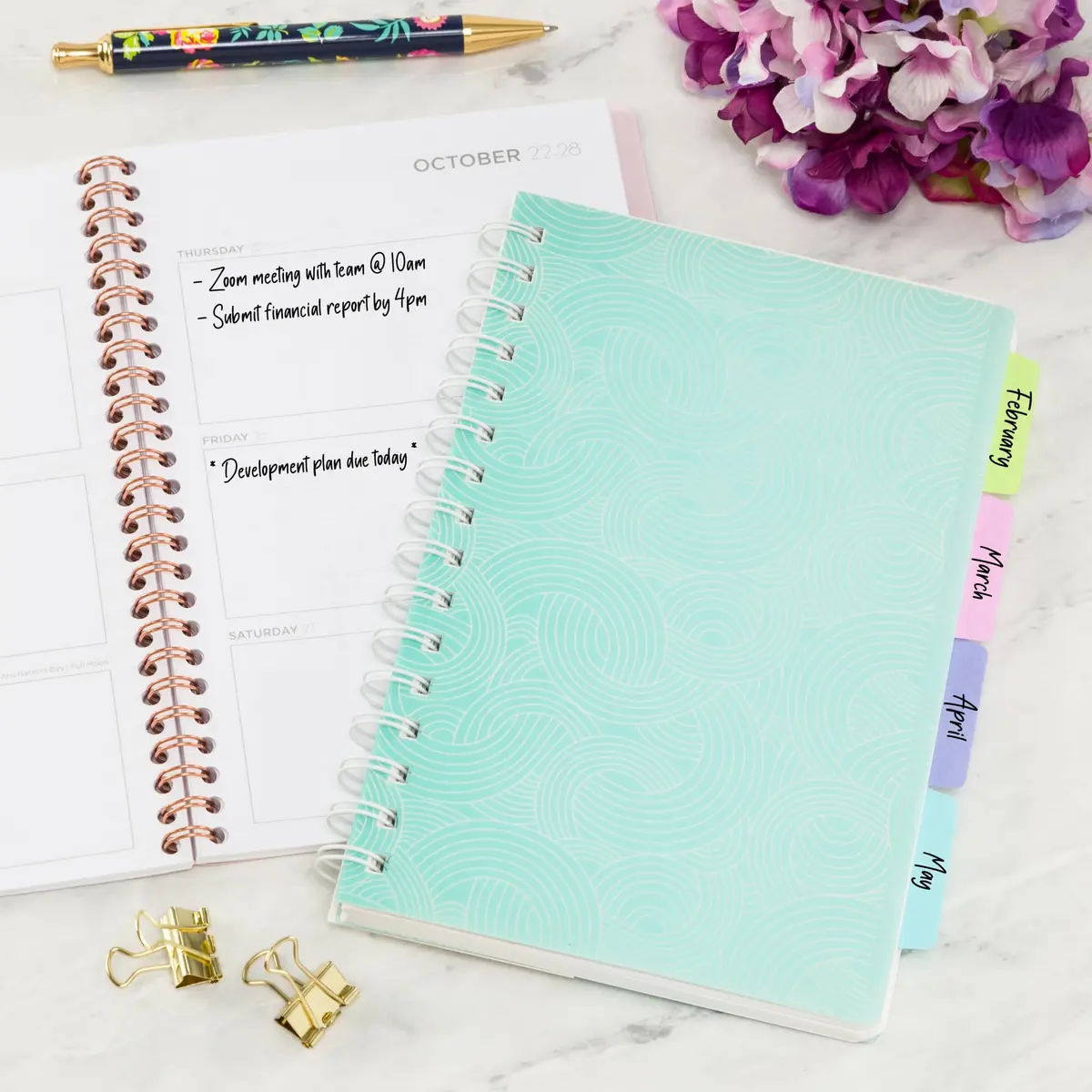 Avery Margin Ultra Tabs® 2.5" x 1" Repositionable Pastel 24 Tabs | Clear Adhesive for Book & Document Marking - view 7