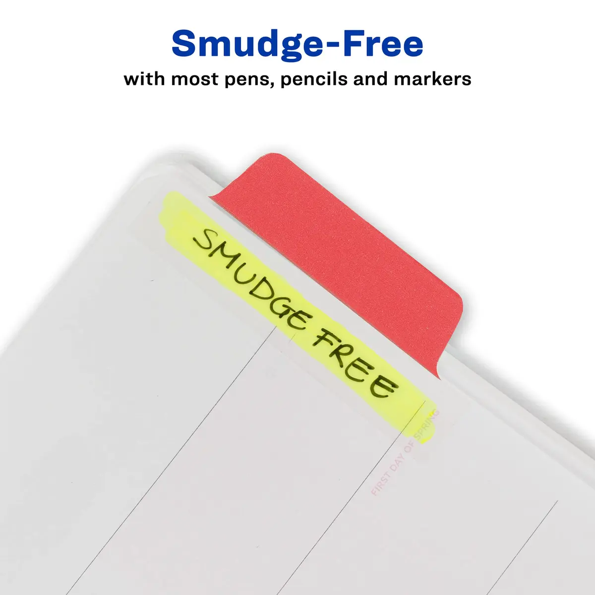 Avery Margin Ultra Tabs, 2.5" x 1" | Repositionable, 24 Tabs, Assorted Colors, Paper & Plastic - view 6