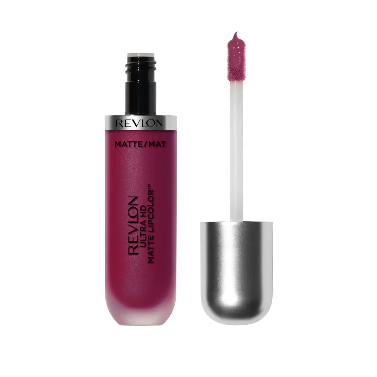 REVLON Ultra HD Matte Lipcolor Liquid Lipstick in Addiction (610), 6ml (0.2 Fl Oz) | Velvety Lightweight Matte Color - view 2