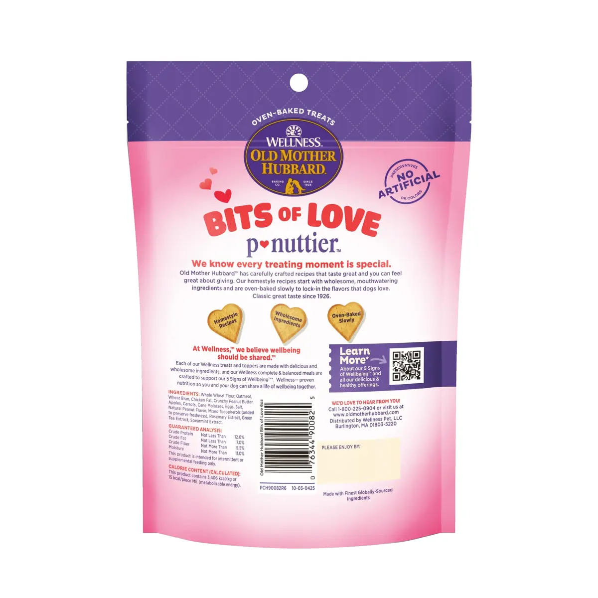 Old Mother Hubbard Bits of Love P-Nuttier Dog Biscuits 6 oz | Heart-Shaped Peanut Butter Treats for Dogs - view 8
