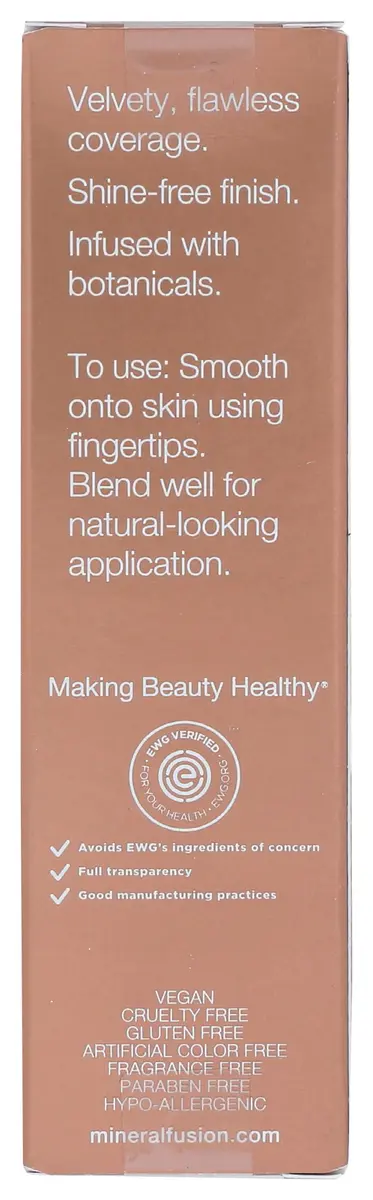 Mineral Fusion Full Coverage Foundation Neutral 1 29.57 ml (1 fl. oz) | Lightweight Matte Finish with 12 Hr Hydration - view 2
