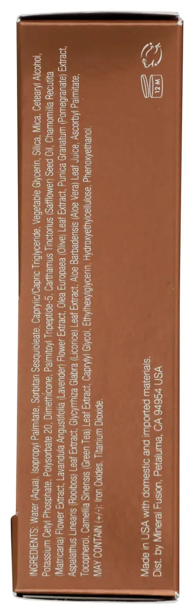 Mineral Fusion Full Coverage Foundation Liquid Foundation - Cool 2 Light Complexion with Cool Undertones, Lightweight Matte Finish, Up to 12 Hr Hydration, Hypoallergenic & Vegan, 1 fl. Oz - view 7
