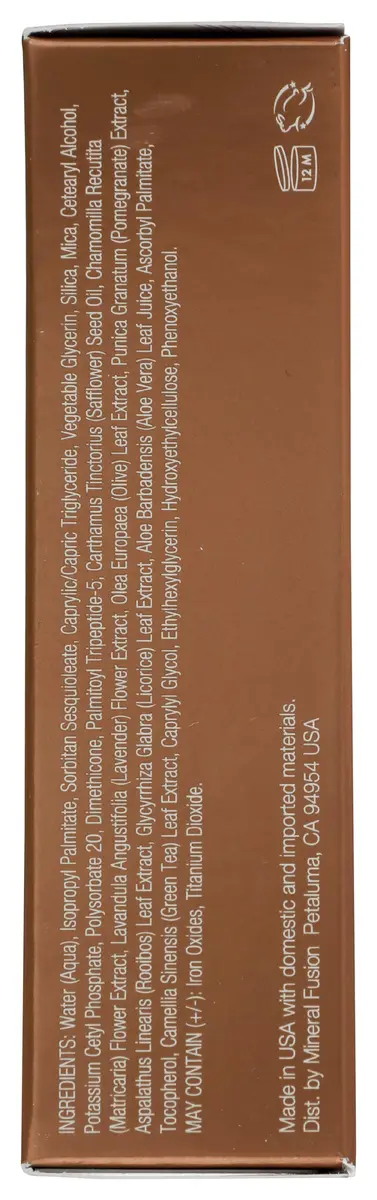 Mineral Fusion Full Coverage Foundation Deep 1 30ml (1 fl. oz) | Lightweight Matte Finish for Tan to Deep Complexions - view 7