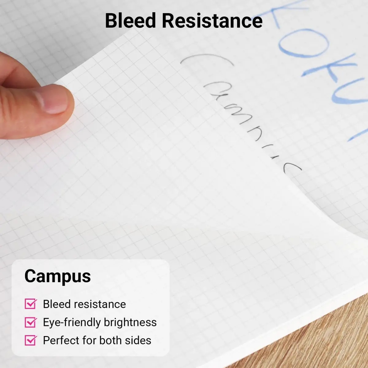 KOKUYO Campus Loose Leaf Paper B5 6mm Dotted Ruled 300 Sheets (Pack of 3) | Smooth Writing, pH Neutral, Bleed Resistant - view 5