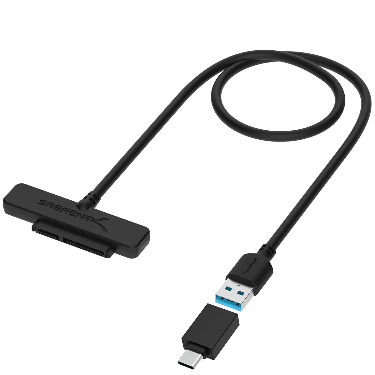 SABRENT USB 3.1 to 2.5in SATA SSD/Hard Drive Adapter Cable, UASP (EC-SS31) | Supports 10 Gbps Transfer Speed - main product image