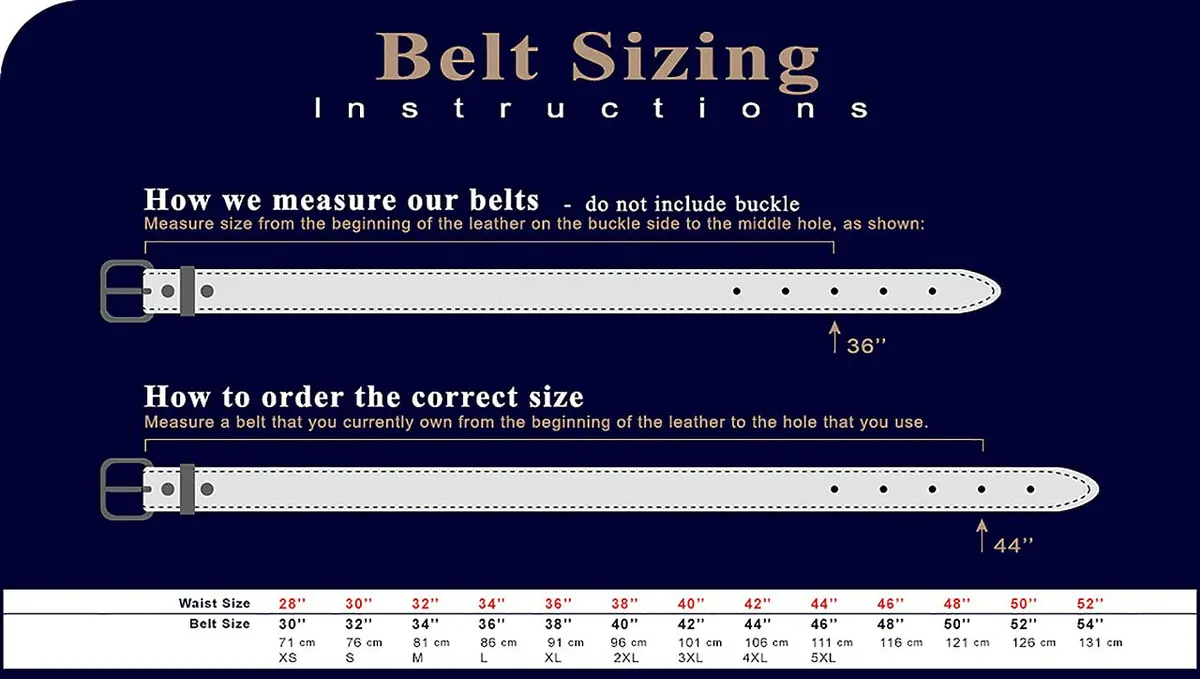 Belts.com Men's Solid Brass Roller Buckle Leather Belt 1-1/8" (30mm) Black-32 | Vintage Full Grain Cowhide - view 8