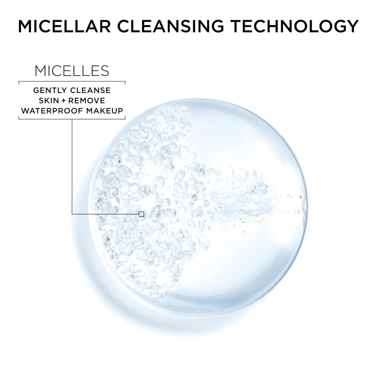 Garnier Micellar Cleansing Water for Waterproof Makeup, Hydrating Facial Cleanser & Makeup Remover 400mL (13.5 Fl Oz) | Gentle, Alcohol-Free, Vegan - view 3