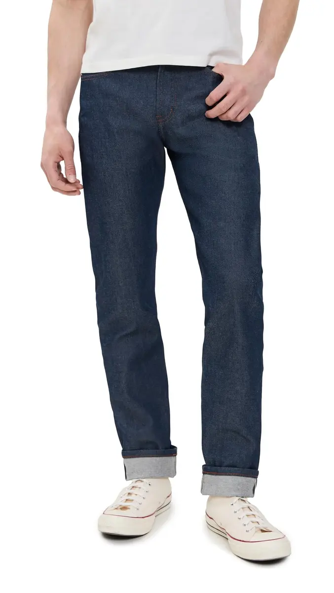 Naked & Famous Denim Weirdguy Tapered Fit Jeans 32 | Premium Japanese Selvedge - main product image