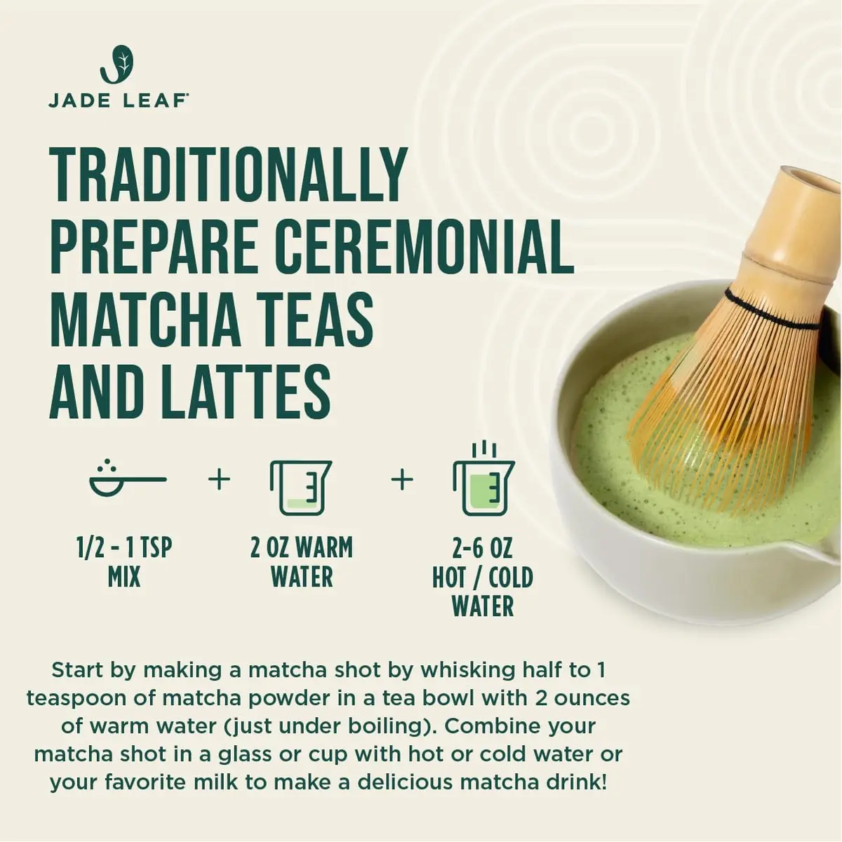 Jade Leaf Ceremonial Grade Matcha Powder, 30g / 1.06oz Tin | USDA Organic Japanese Matcha for Lattes & Recipes - view 9