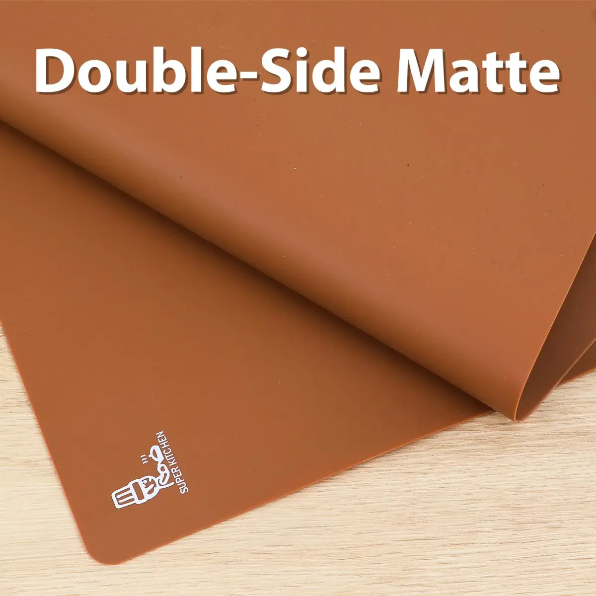 Folksy Super Kitchen Extra Large Silicone Baking Mat 60cm x 40cm | Food Grade Non-Stick Dough Rolling Mat - view 5