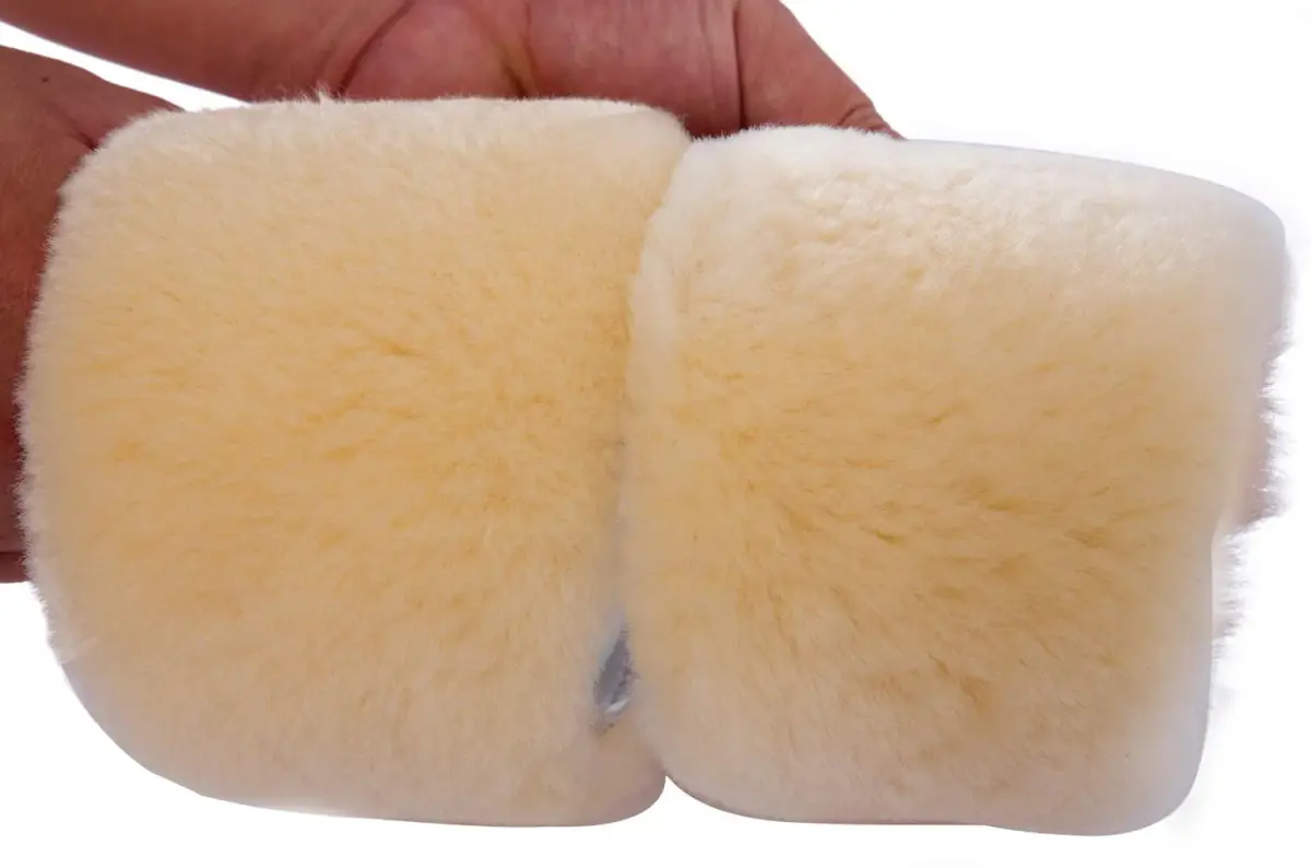 ABUSA Sheepskin Insoles Women's Premium Wool Fur Fleece Inserts Cozy & Fluffy Size 6 (1 Pair) | 15mm Thick Australian Lambswool - view 4