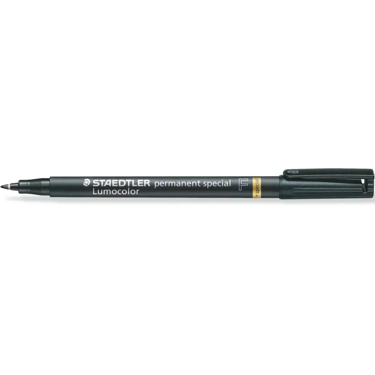 STAEDTLER Lumocolor Permanent Marker Special 319F Fine Tip - Black (3-Pack, 0.6 mm) - main product image