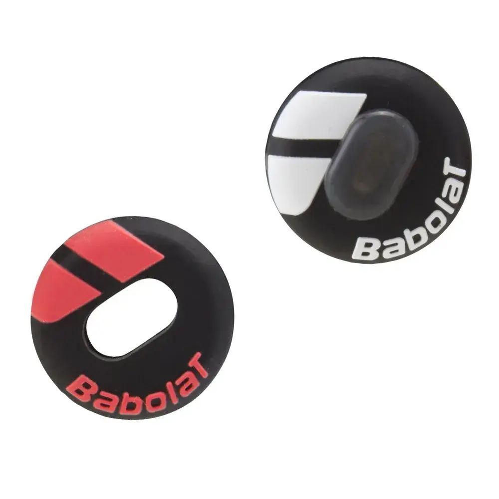 Babolat Unisex Custom Damp X2 Vibration Dampener, Black/Neon/Red, 0.05g (0.0001lb) | Customizable Tennis Vibration Dampener - view 2