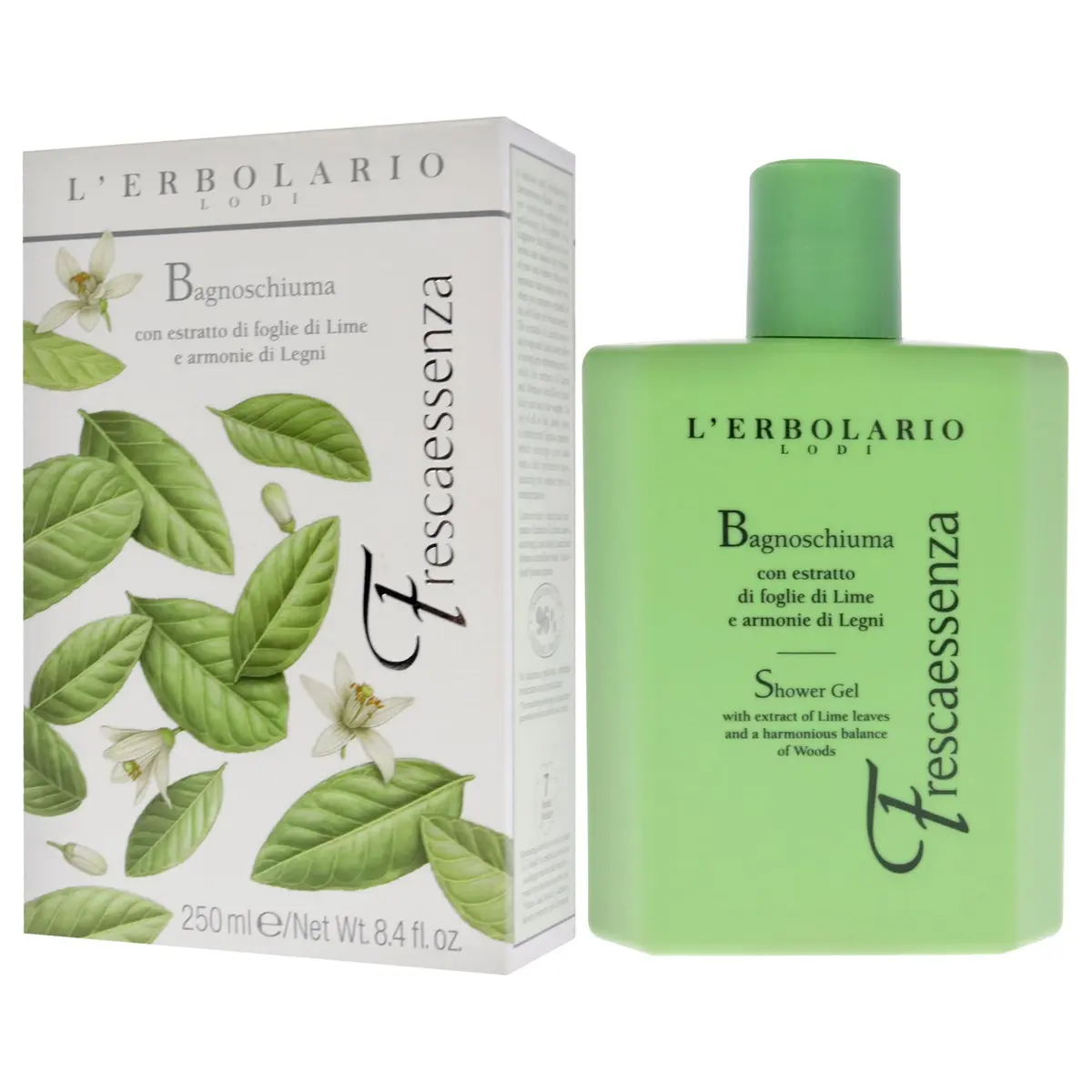 L'Erbolario Shower Gel – Toning Body Soap with Plant Extracts & Vitamin E – Energizing Body Wash with Woody, Citrus Scent - Frescaessenza - 8.4 oz - view 4