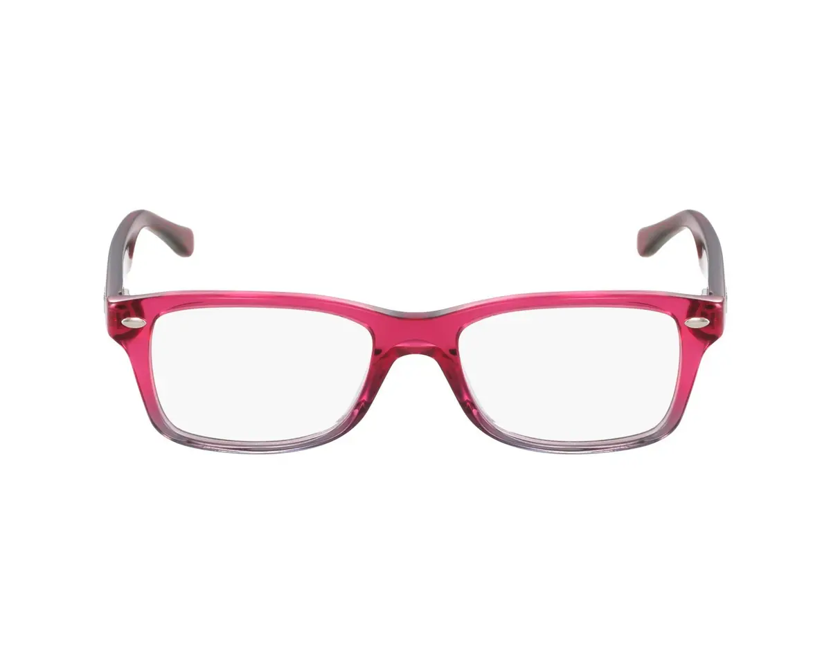 Ray-Ban Junior Kids' RY1531 Square Prescription Eyeglass Frames, 48 mm | Fuchsia Gradient Iridescent for Kids - main product image
