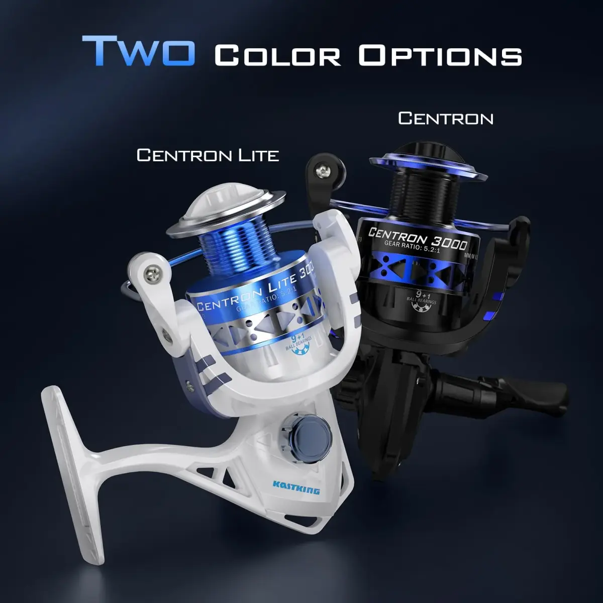 KastKing Centron Lite Spinning Fishing Reel 4000 Size 203g (7.16 oz) | 17.5 lb Max Drag, 9+1 BB, 5.2:1 Gear Ratio - view 8