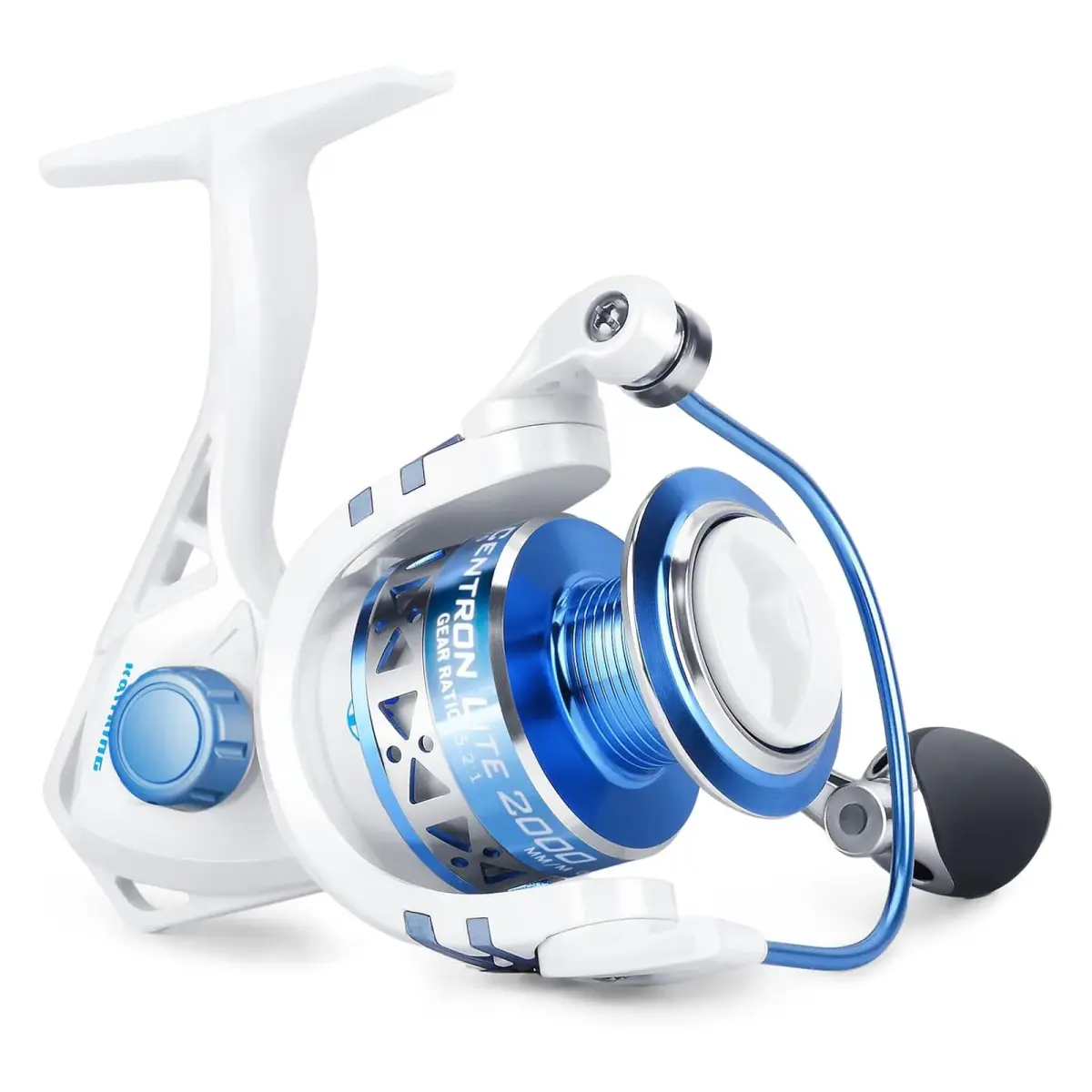 KastKing Centron Lite Spinning Fishing Reel Size 2000 White | 8.5kg Max Drag, 10+1 BB, 260g (0.6lb), CNC Aluminum Spool, 5.2:1 Gear Ratio - main product image