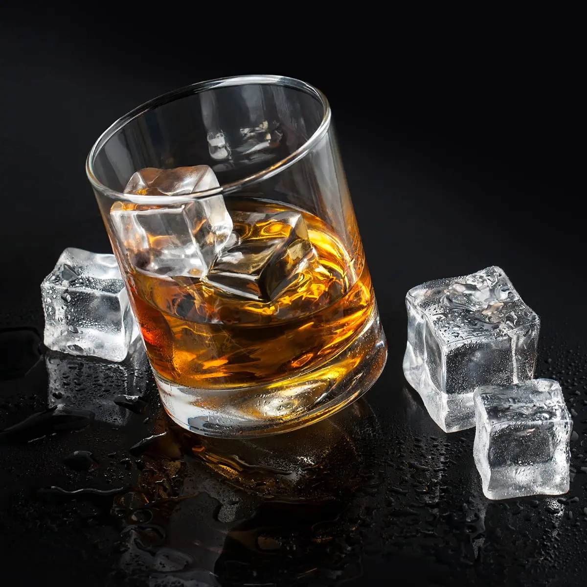 HUIANER Acrylic Ice Cubes 1inch | Realistic Square Shape for Photography & Decor - view 3