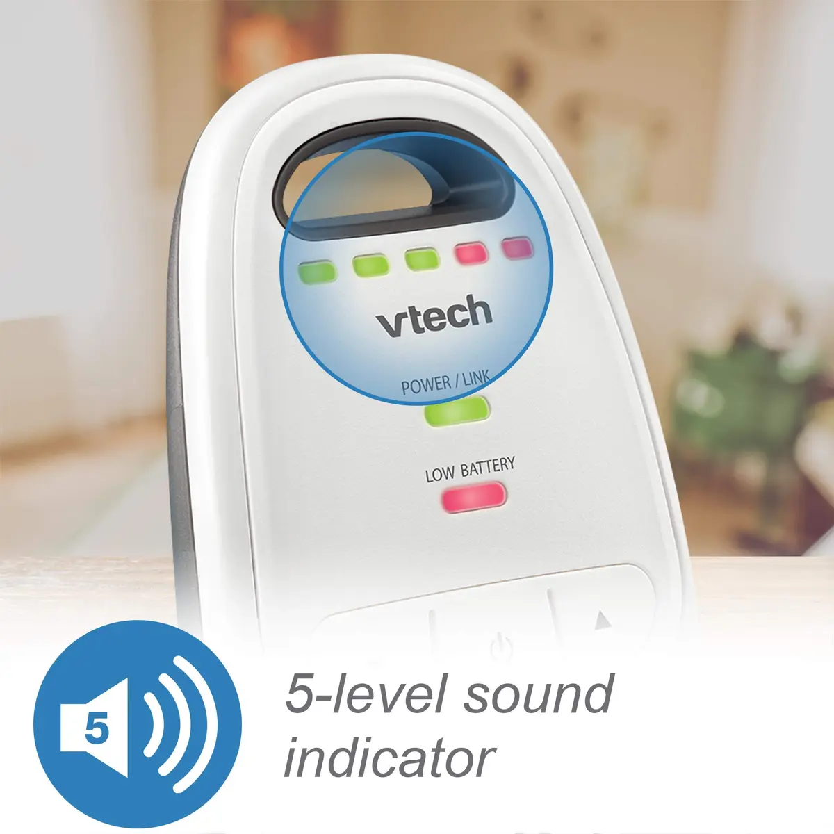 VTech Baby Monitor with Rechargeable Battery | Long Range, Clear Sound & Alerts - view 5