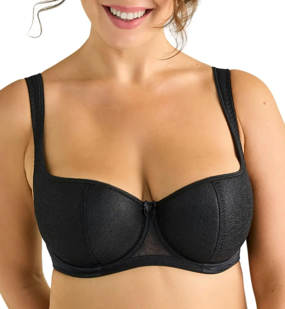 Rosme Women's Lace Balconette Bra D 40 | Natural Support & Comfort (110 characters) - main product image