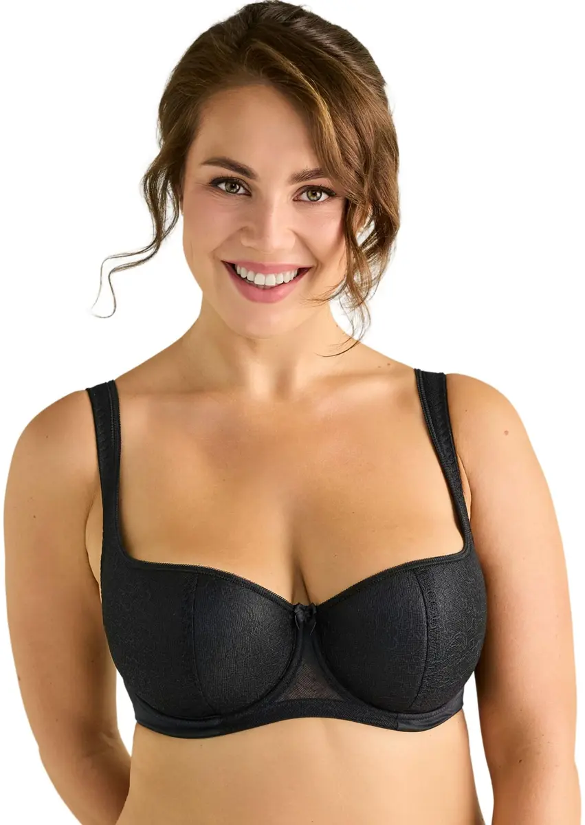 Rosme Women's Lace Balconette Bra D 40 | Natural Support & Comfort (110 characters) - view 3