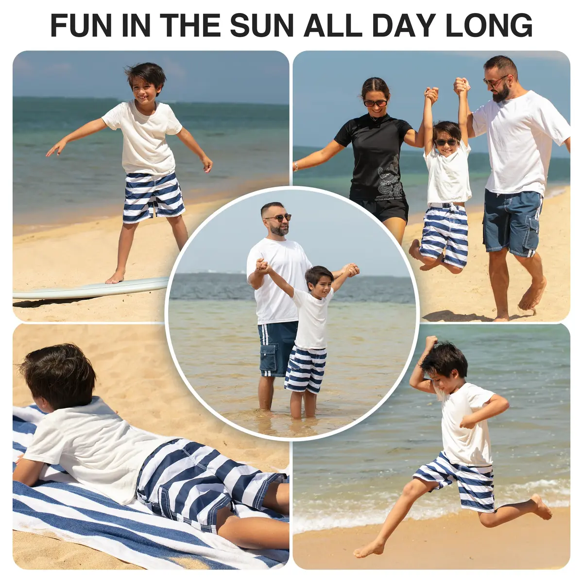 Kanu Surf Specter Beach Swim Trunk 18/20 | UPF 50+ Quick Dry Microfiber Boys Swimwear - view 2