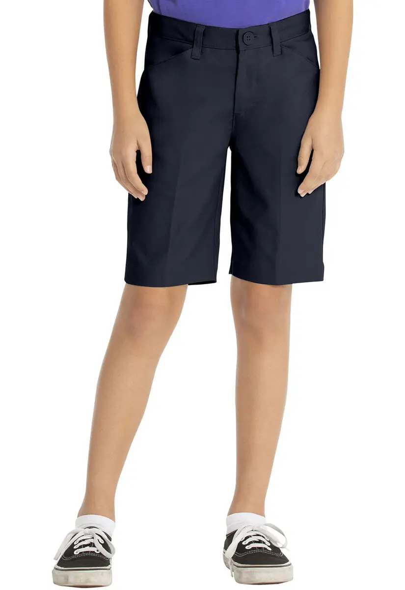Classroom Big Girls Flat Front Low Rise Shorts 16 | Durable School Uniform Essential - main product image
