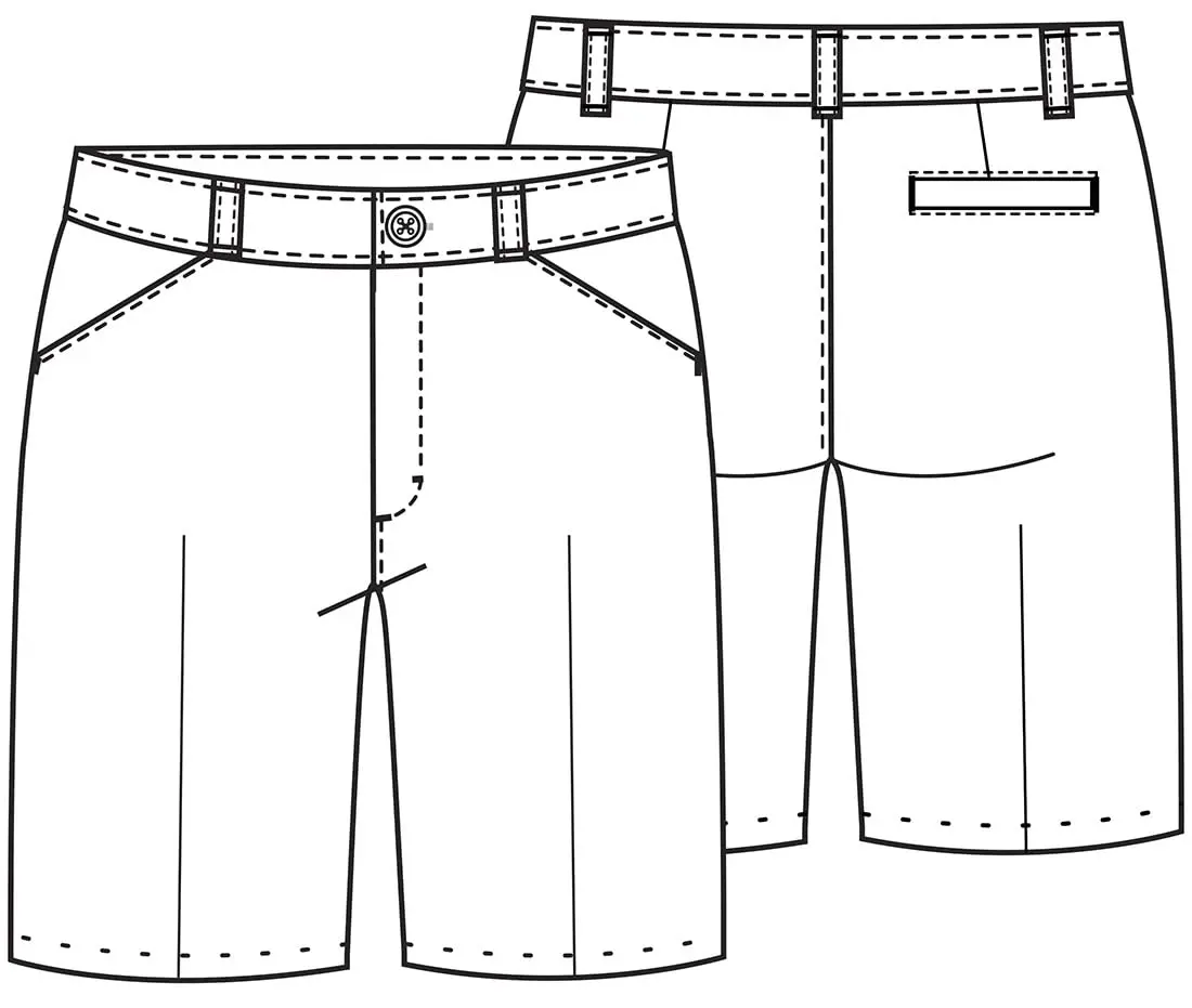 Classroom Big Girls Flat Front Low Rise Shorts 16 | Durable School Uniform Essential - view 5