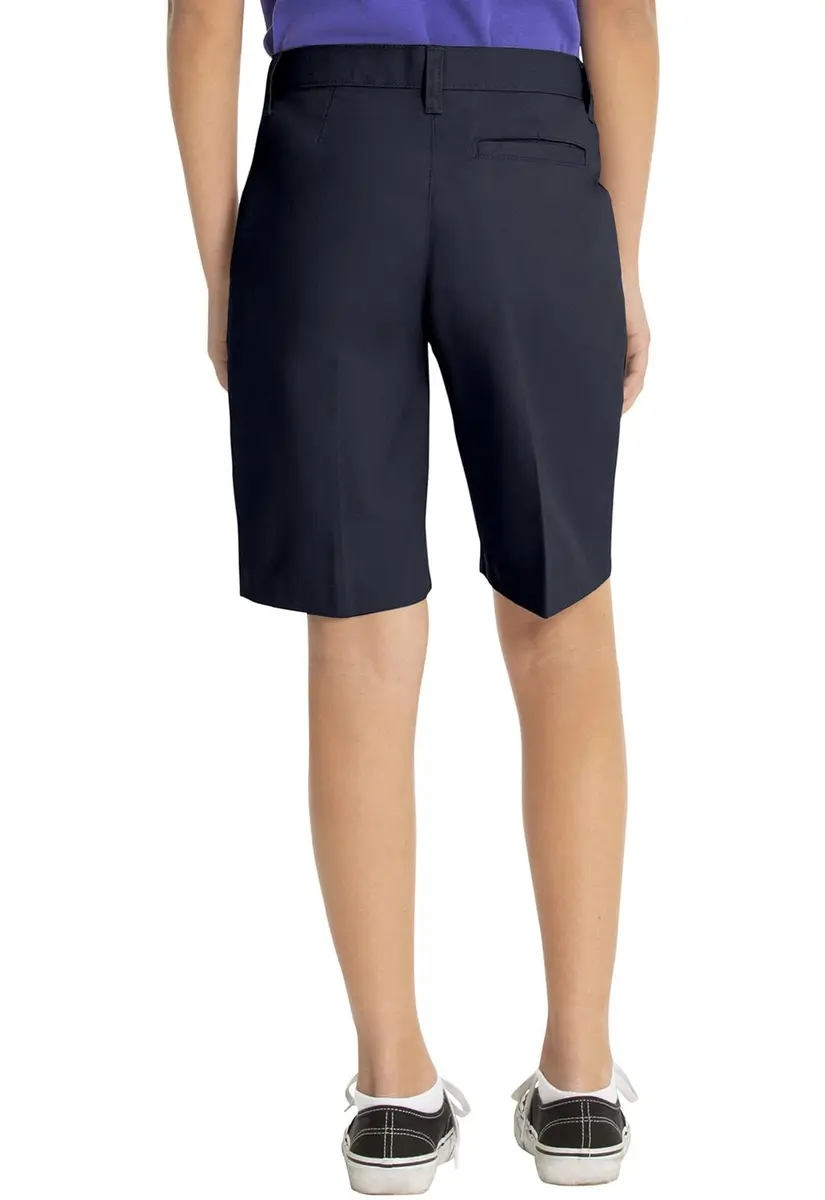 Classroom Big Girls Flat Front Low Rise Shorts 16 | Durable School Uniform Essential - view 2