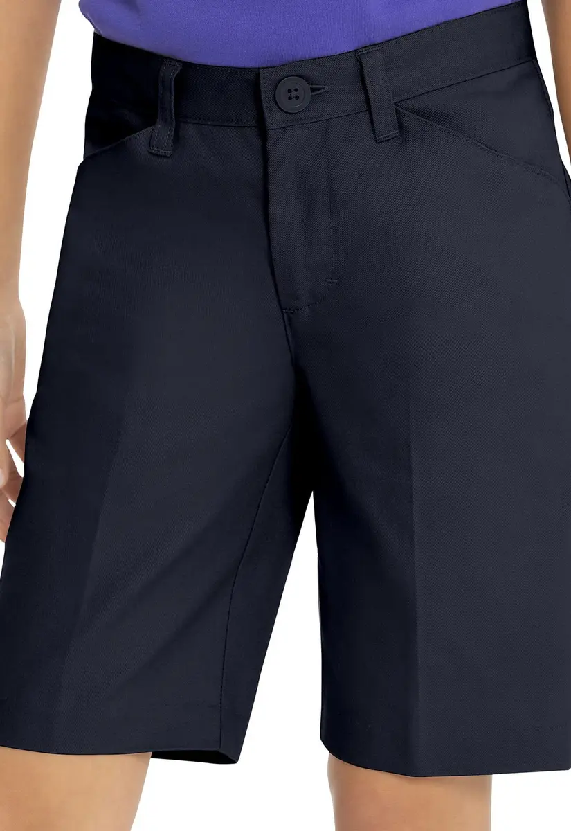 Classroom Big Girls Flat Front Low Rise Shorts 16 | Durable School Uniform Essential - view 4