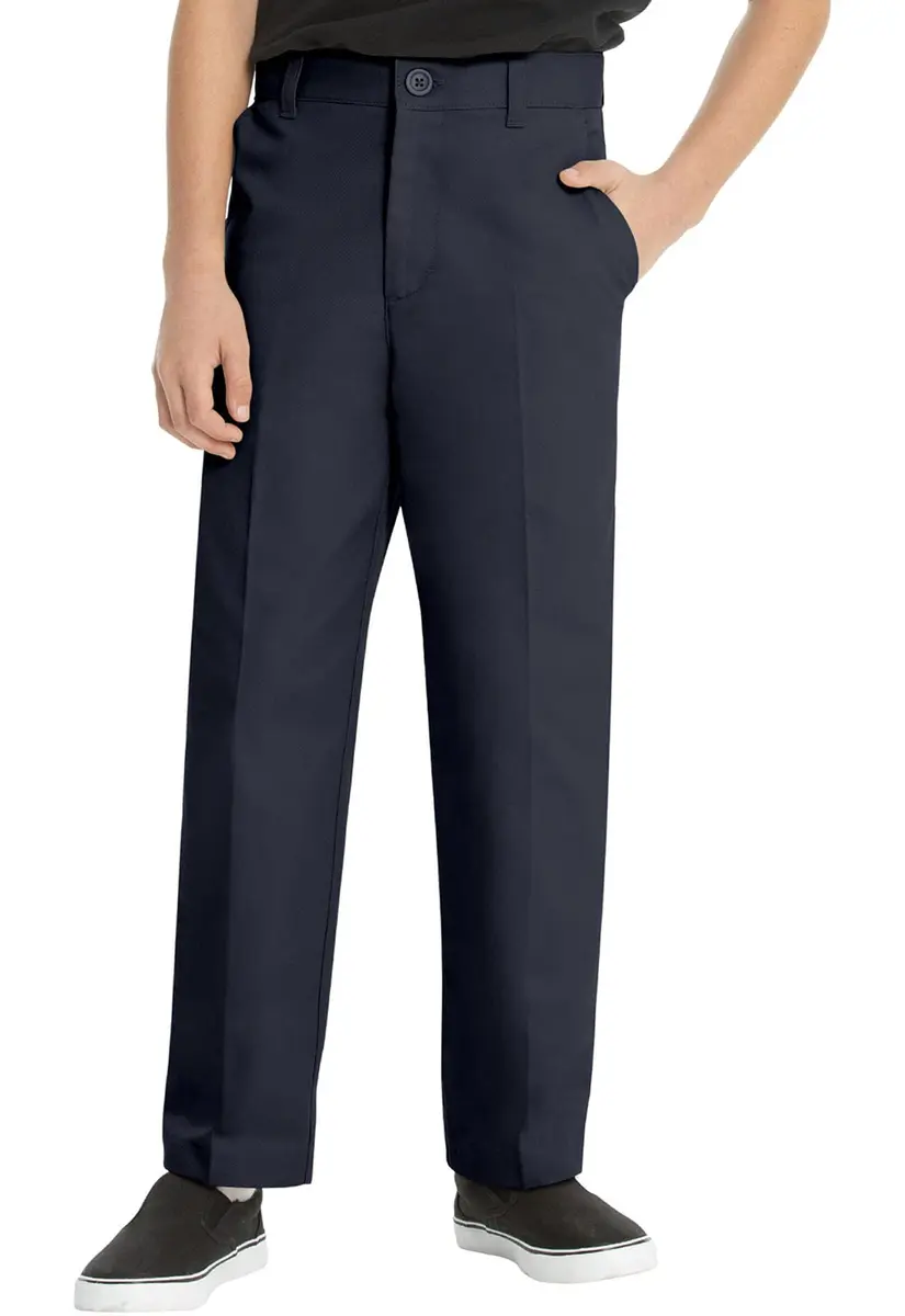 Classroom Big Boys Husky Flat Front Pant Dark Navy 8H | School Uniform Comfort & Style - view 4