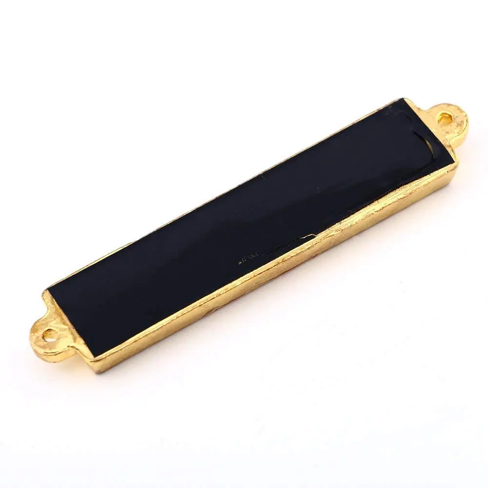 Holy Land Market Gold Plated 10 Commandments Mezuzah with Scroll Inside (Cavity in Back is About 3 Inches) (Green, Ten Commandments) | Sacred Jewish Home Decor - view 3