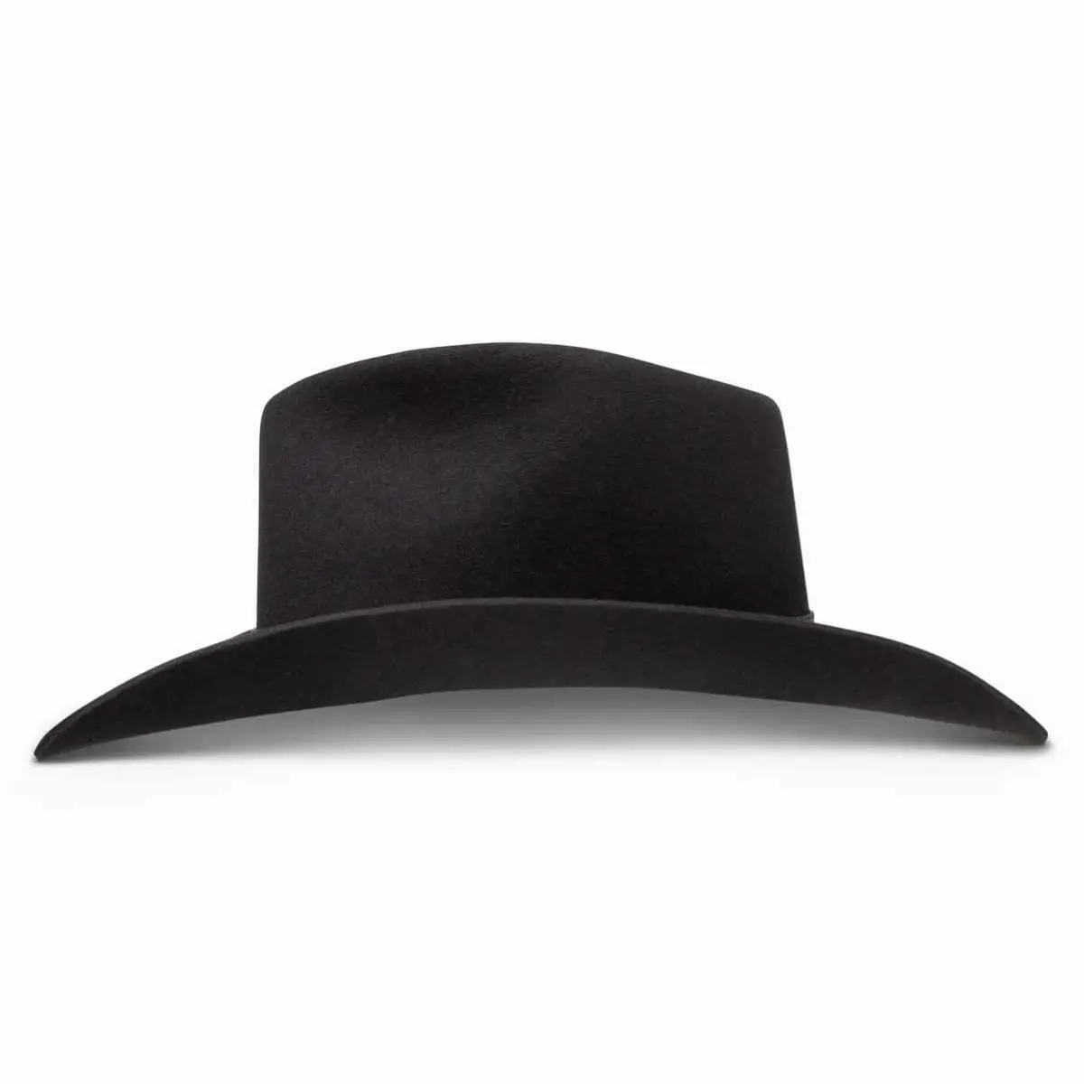 RESISTOL Briscoe 3X Cowboy Hat Black | Wool Felt Western Hat for Men (7 1/4) in India - view 3