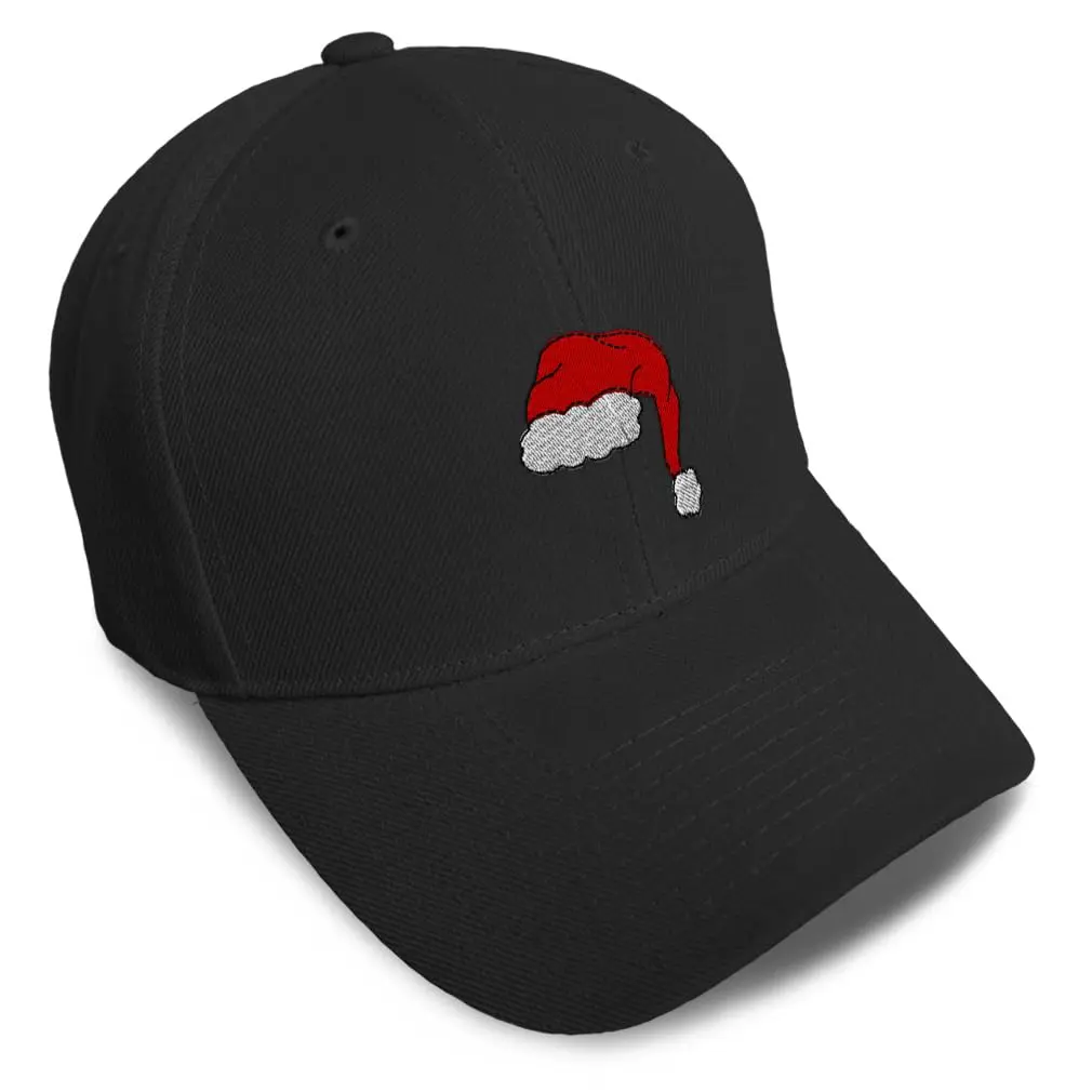 Speedy Pros Baseball Caps for Men & Women Embroidered Santa Hat | Festive Acrylic Design (One Size) - main product image