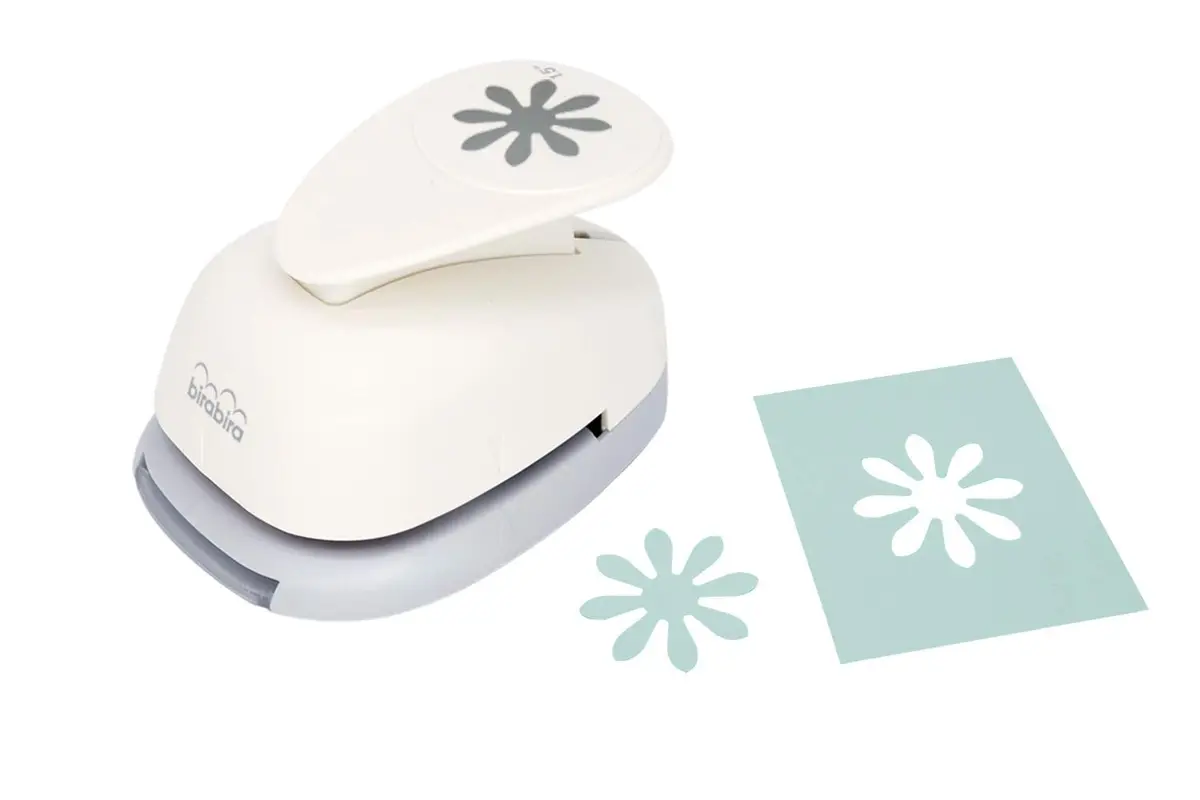 BiraBira Daisy Punch 1.5" Flower Punch for Paper Crafting Scrapbooking | Compact & Easy to Use - main product image