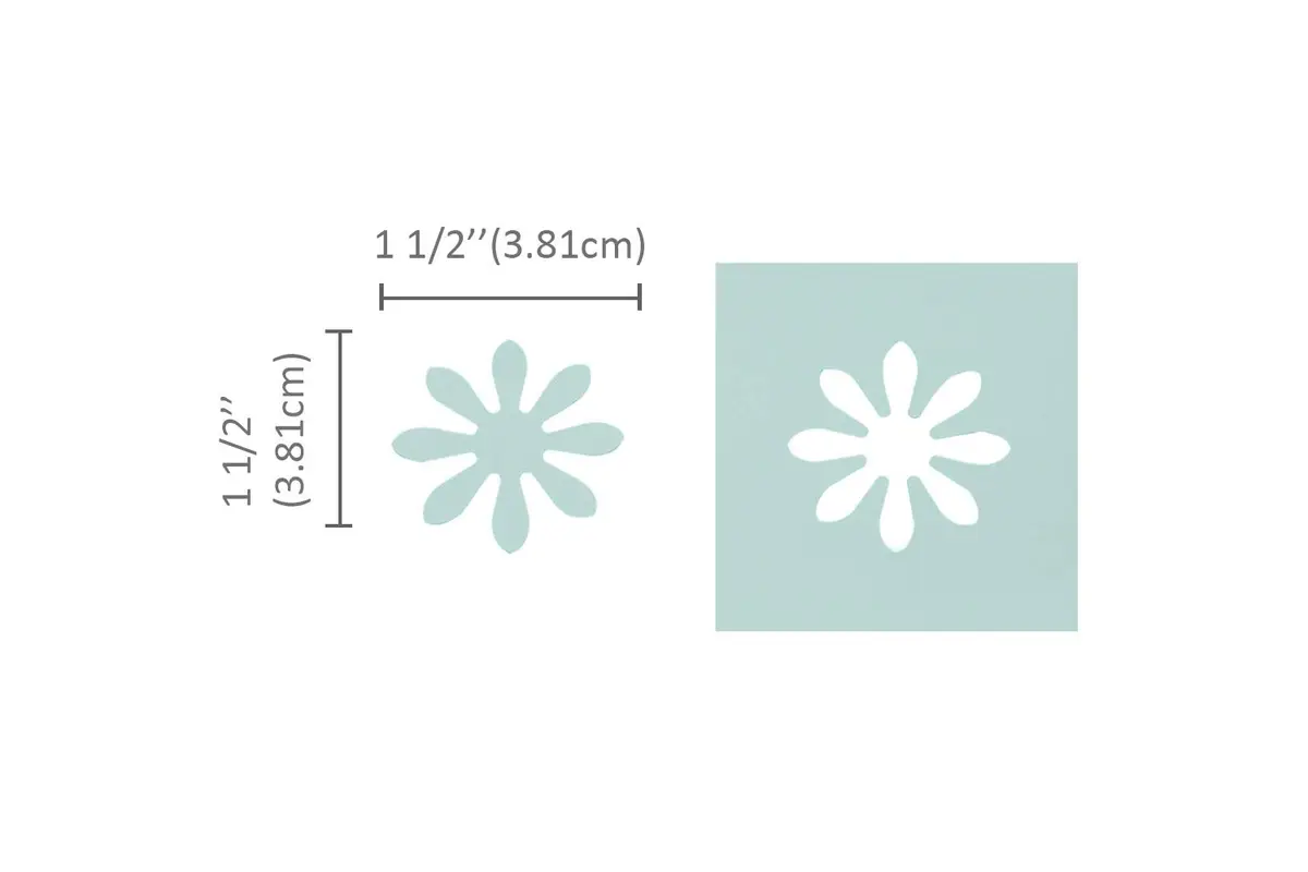 BiraBira Daisy Punch 1.5" Flower Punch for Paper Crafting Scrapbooking | Compact & Easy to Use - view 2