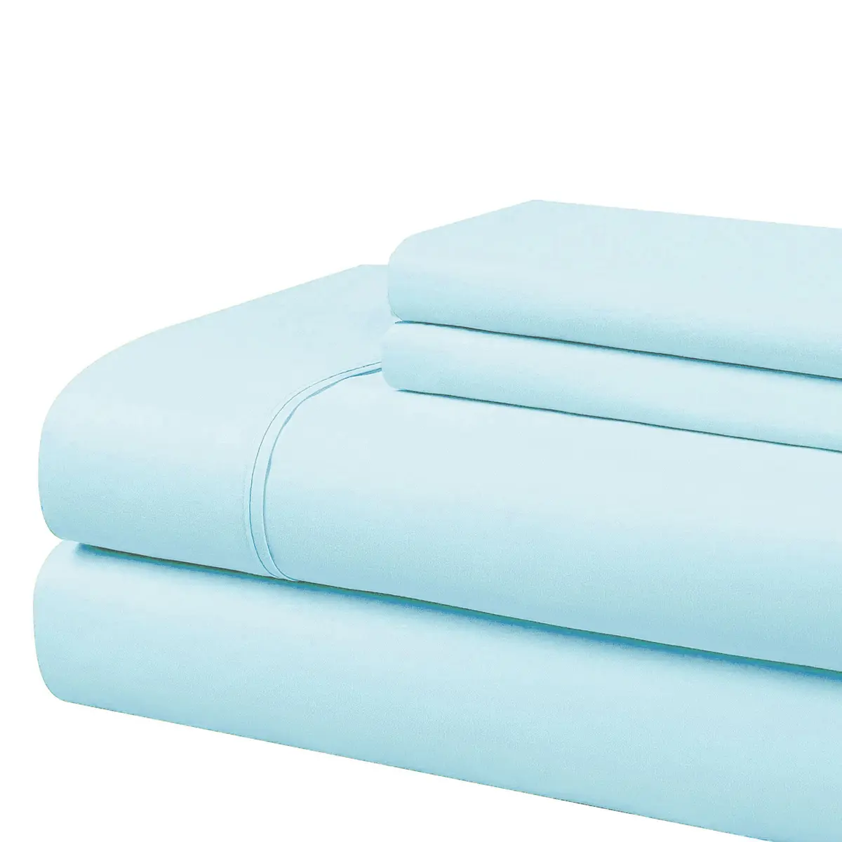 Cathay Home Ultra-Soft Microfiber King Sheet Set Aqua | 1800 Thread Count, OEKO-TEX Certified - main product image