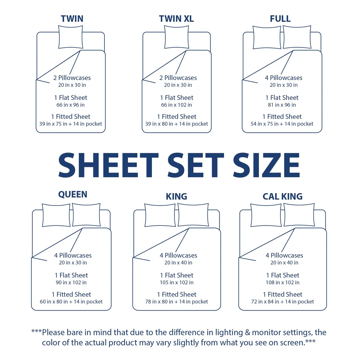 Cathay Home Ultra-Soft Microfiber King Sheet Set Aqua | 1800 Thread Count, OEKO-TEX Certified - view 2