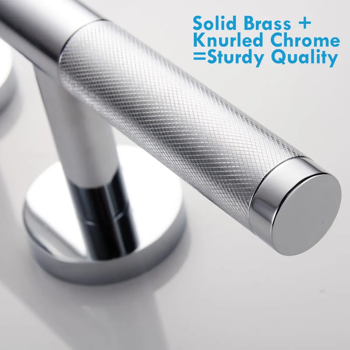 SANLIV Shower Foot Rest in Polished Chrome | Wall Mounted Brass Step for Shaving & Feet Support - view 5