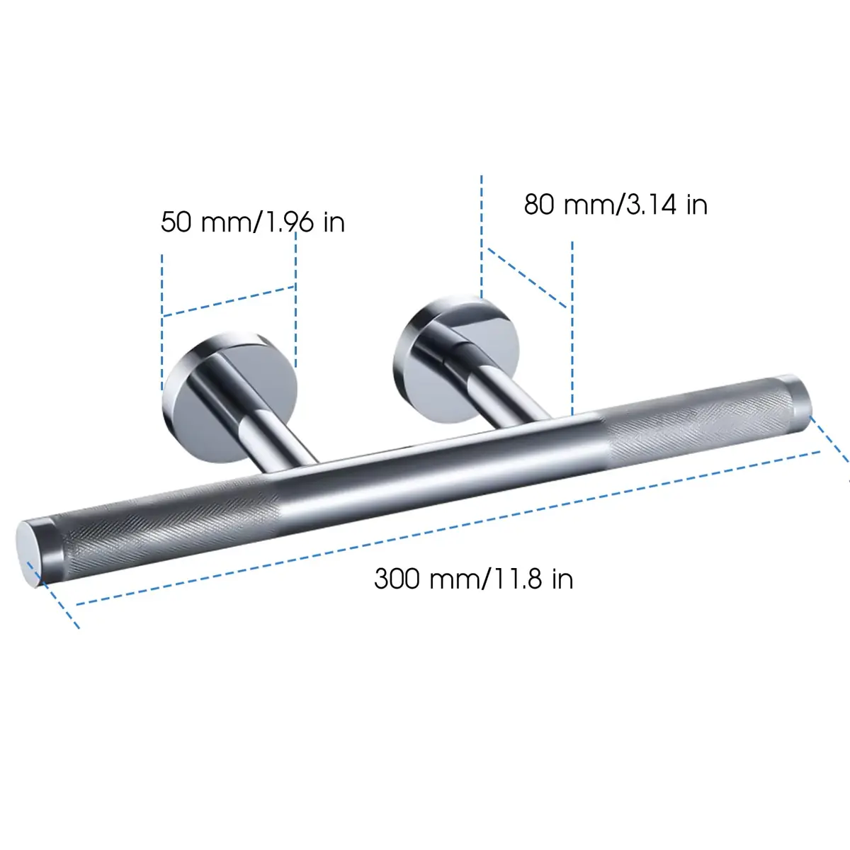 SANLIV Shower Foot Rest in Polished Chrome | Wall Mounted Brass Step for Shaving & Feet Support - view 6