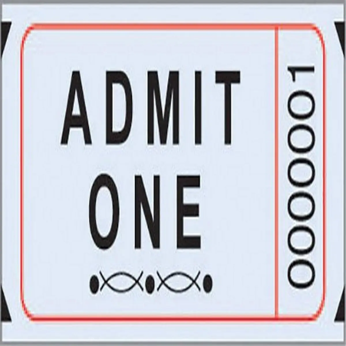 PREMIER SOUTHERN TICKET Single Ticket Roll, Pink | 2000 Tickets for Raffles & Events - main product image