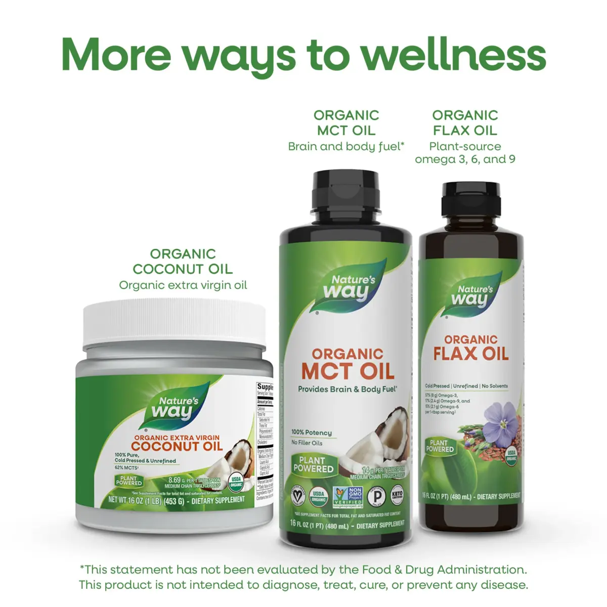 Nature's Way Organic MCT Oil Brain and Body Fuel 473ml (16 Fl Oz) | Keto & Paleo Certified - view 8