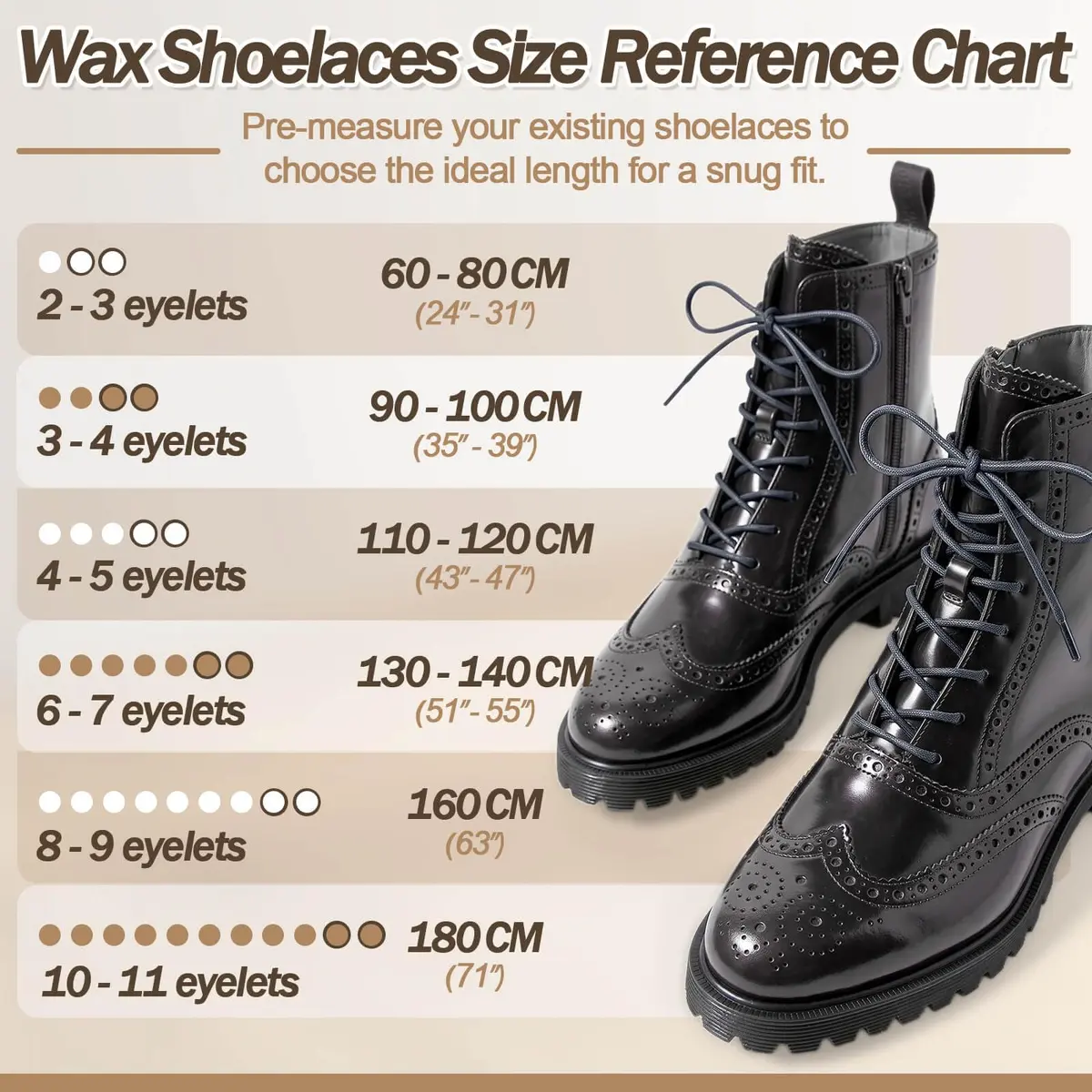 YFINE Waxed Round Shoe Laces: 39" Dark Grey Oxford Shoelaces for Dress Shoe | Durable, Moisture-Resistant, Unisex - view 6