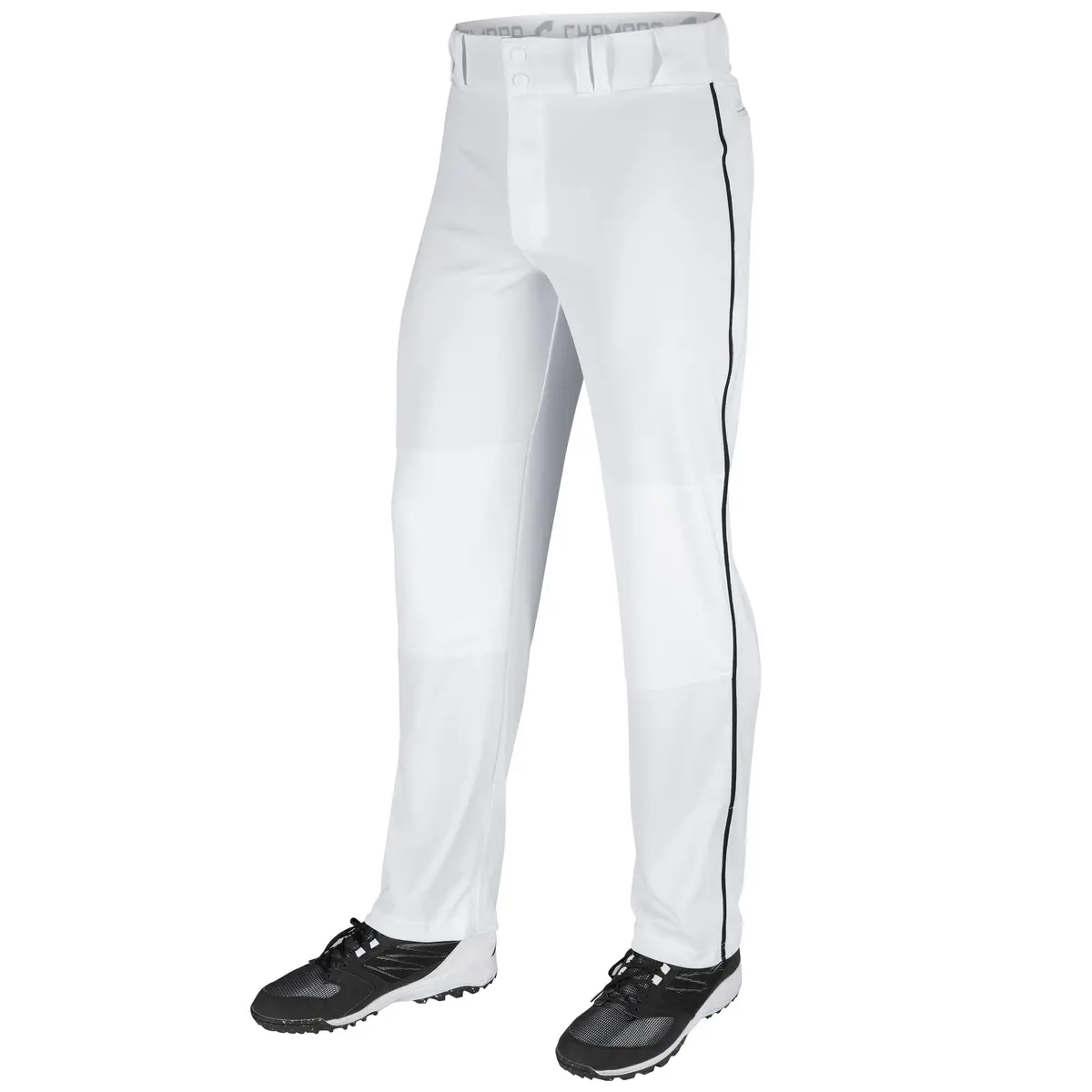 CHAMPRO Triple Crown OB Open-Bottom Baseball Pants with Side-Piping Braid, Adjustable Inseam, Reinforced Sliding Areas | Comfortable, Durable Fit - main product image