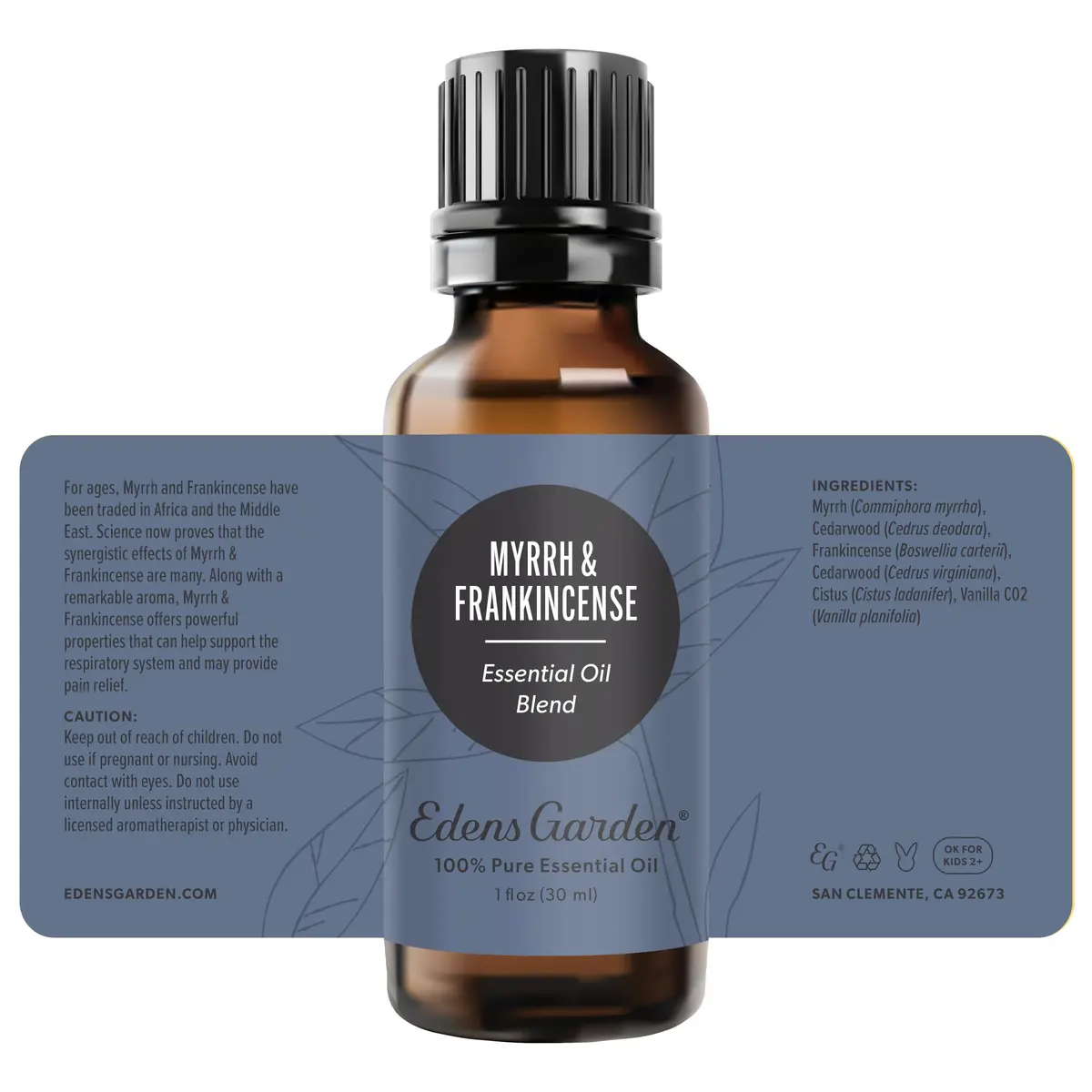 Edens Garden Myrrh & Frankincense 30 ml | Pure Essential Oil Blend for Relaxation & Wellness - view 9