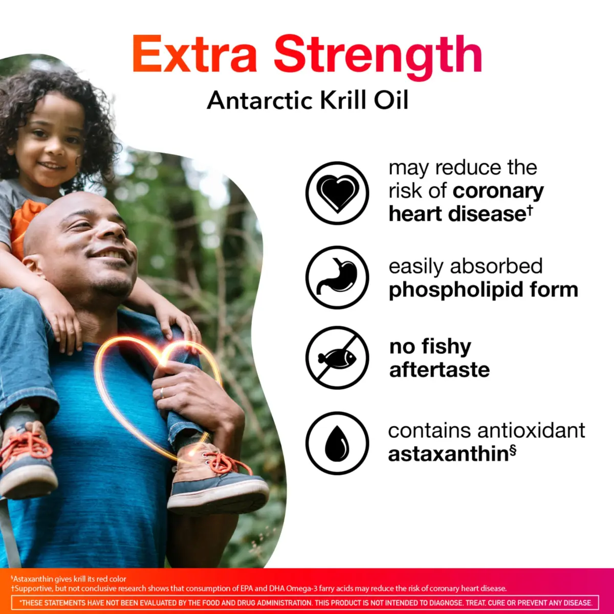 MegaRed Antarctic Krill Oil 500mg Omega 3 Fatty Acid Supplement, Extra Strength EPA & DHA Krill Oil Softgels (90 Count) - view 2