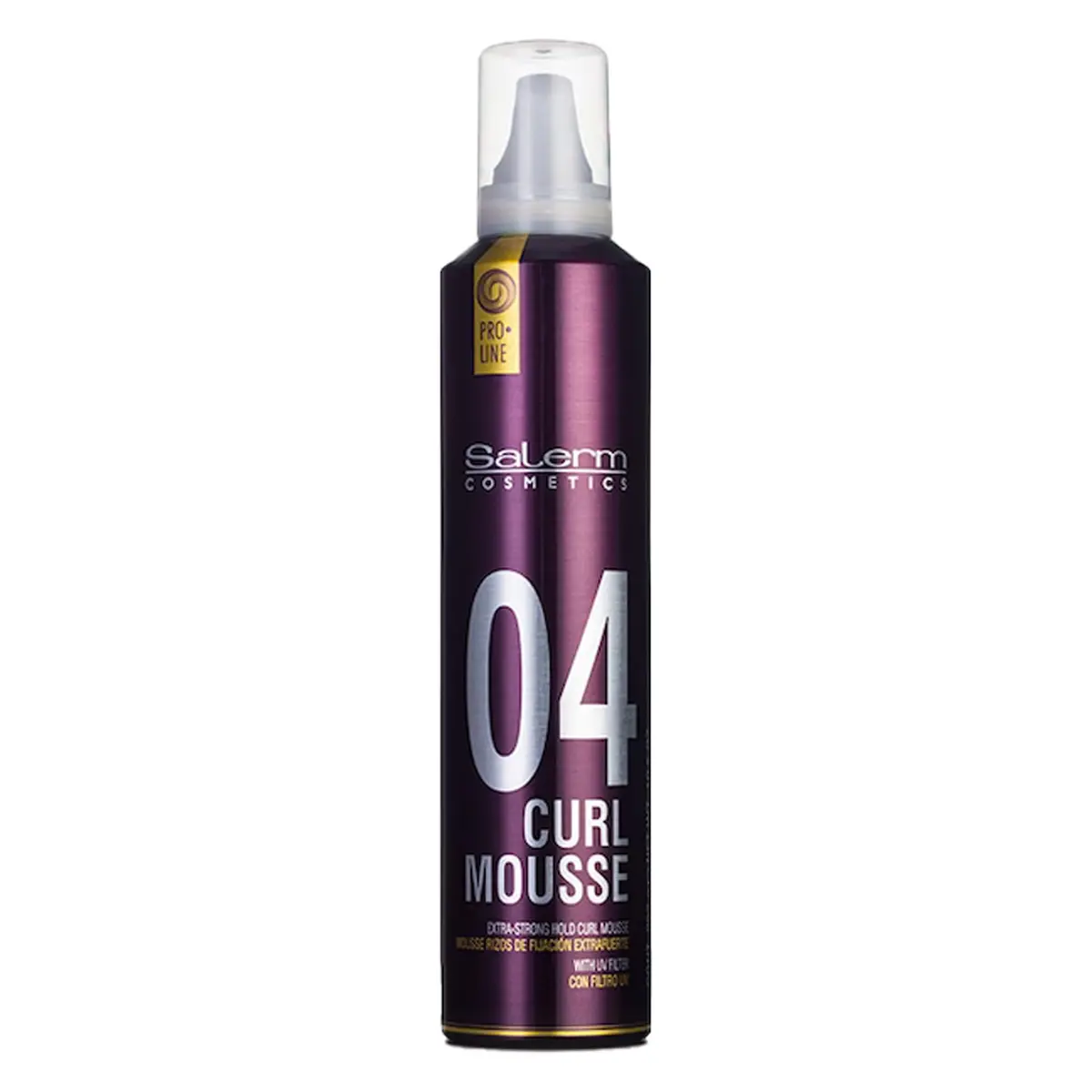 SALERM Curl Mousse 405 ml | Extra Strong Hold & Anti-Humidity for Defined, Frizz-Free Curls - main product image