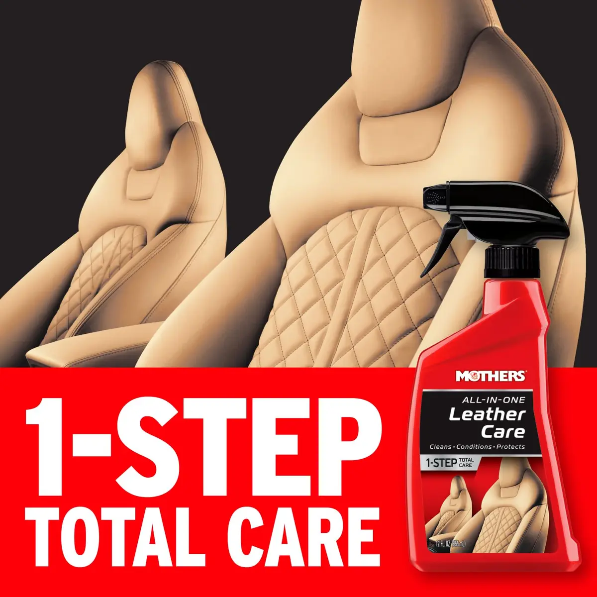 Mothers All-In-One Leather Care 12 oz | Deep Clean, Condition & Protect Leather - view 2